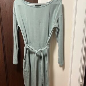 Elegant Sage Green Women's Dress